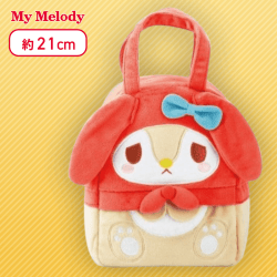 【リトルフォレストフェロォ】マイメロディ おそろのリボンふわふわバッグ