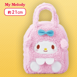 【マイスウィートピアノ】マイメロディ おそろのリボンふわふわバッグ