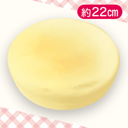 【ホワイト】ふんわりBIGチーズケーキスクイーズ