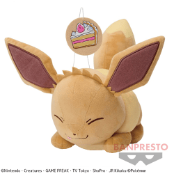 【イーブイ】ポケットモンスター でっかいぬいぐるみ「Cafe Art」〜ピカチュウ・イーブイ〜