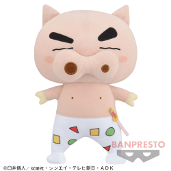 【ぶりぶりざえもん】クレヨンしんちゃん パジャマパーティーでっかいぬいぐるみ〜白いパジャマだゾ〜