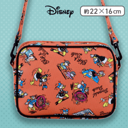 【ドナルド】ミッキー＆フレンズ　プラチナムザッカPUレザーショルダーバッグ