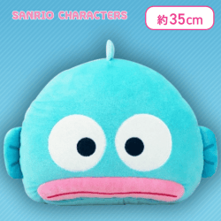 【ハンギョドン】 サンリオキャラクターズ ネイビーもちもちフェイスクッション