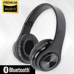 【ブラック】Bluetoothライティングヘッドフォン 2 