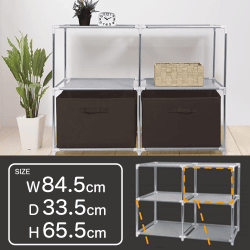 組立式マルチボックスラック　