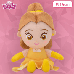 【ベル】ディズニープリンセス　赤いほっぺ　ふわふわぬいぐるみ