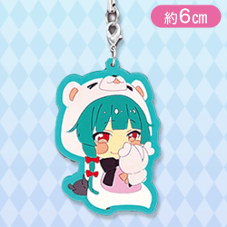 【ユナグリーン】くまクマ熊ベアー ラバーマスコット