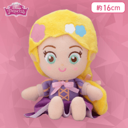 【ラプンツェル】ディズニープリンセス　赤いほっぺ　ふわふわぬいぐるみ