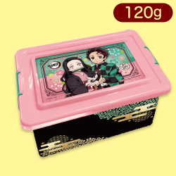 鬼滅の刃　炭治郎＆禰豆子　金平糖風味カラフルポップコーンコンテナBOX※賞味期限:2023/7/30