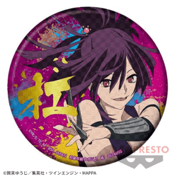 【杠】地獄楽 和紙風缶バッジ