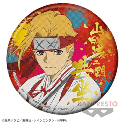 【典坐】地獄楽 和紙風缶バッジ