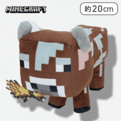 【ウシ】マインクラフト スプリングデザインベビーぬいぐるみ〜ウシ/ウサギ/ブタ〜