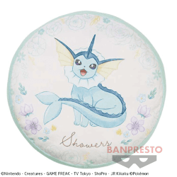 【シャワーズ】ポケットモンスター リバーシブルクッション〜Floral Ensemble〜vol.2