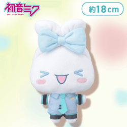 【単品配送不可】【シナモロール（リボン）】初音ミク×シナモロール　ミニぬいぐるみ