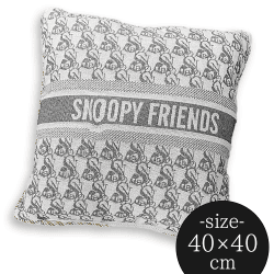 【グレー】スヌーピーゴブランクッション2