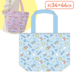 【ブルー】SN＆MF保冷トートバッグ