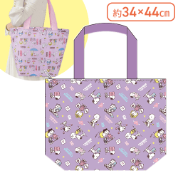 【パープル】SN＆MF保冷トートバッグ