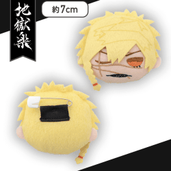 【亜左 弔兵衛】地獄楽　きゃらまる　マスコットバッジ