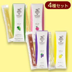 フルーツコラーゲンゼリー4種セット※賞味期限:2023/11/23