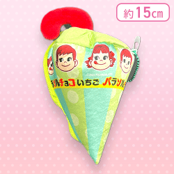 【単品配送不可】【グリーン】ペコちゃんのパラソルチョコぬいぐるみ