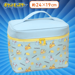 【ブルー】ポケットモンスター　プレミアムバニティポーチ