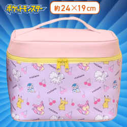 【ピンク】ポケットモンスター　プレミアムバニティポーチ