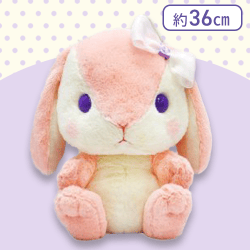 【ピンク】ぽてうさろっぴーパステルリボンBIG