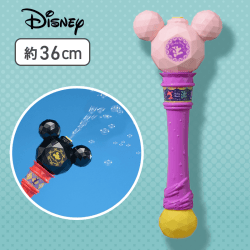 【ピンク】ミッキーマウス　プラチナムザッカバブルワンド