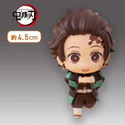 【炭治郎】鬼滅の刃 ちょこっとひっかけフィギュアぷちー炭治郎・禰豆子・善逸・伊之助ー