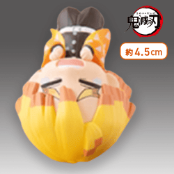 【善逸】鬼滅の刃 ちょこっとひっかけフィギュアぷちー炭治郎・禰豆子・善逸・伊之助ー