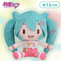 【フード無し】初音ミクシリーズ　ふわぷち　ぬいぐるみ“初音ミク”〜ライブVer.〜