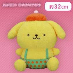 【ポムポムプリン】サンリオキャラクターズ レトロなBIGぬいぐるみ1