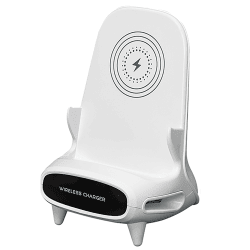 【ホワイト】ワイヤレススマホチャージスタンド