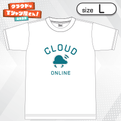 【ホワイト/L】College-Tshirt