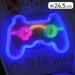 【ブルー】コントローラーネオン風ライト