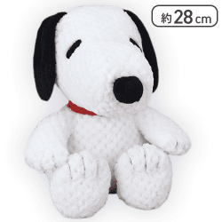 【ノーマル】SNOOPY Lぬいぐるみ 〜Fluffy Boa〜