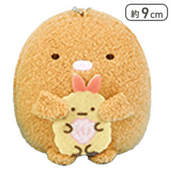 【とんかつ】すみっコぐらし すみっコとうみっコ ボールチェーン付きなかよしぬいぐるみ