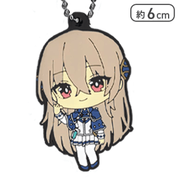 【白河ユイナ】ヘブンバーンズレッドラバーキーホルダー