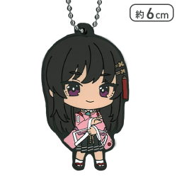 【二階堂三郷】ヘブンバーンズレッドラバーキーホルダー