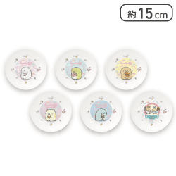 【ネオンサイン】すみっコぐらし しっぽずダイナー ラウンドメラミンプレート6枚セット 