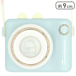 【グリーン】すみっコぐらし たびきぶん カメラ型ネックミニファン