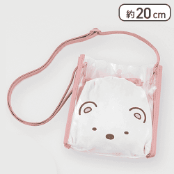 【しろくま】すみっコぐらし フェイス クリアバッグ＆巾着セット