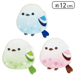 【3種セット】ふくふくシマエナガはんなりミニポーチ