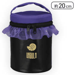 【ブラック】リトル・マーメイド 【FDM】ファンタジーファッション 丸型バニティポーチ