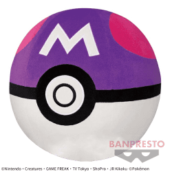 【マスターボール】ポケットモンスター めちゃもふぐっとぬいぐるみ-モンスターボール・スーパーボール・ハイパーボール・マスターボール-