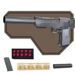 【ブラック】DEハンドガン