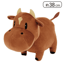 【ウシさん(茶)】牧場物語 ウシさんぬいぐるみXL