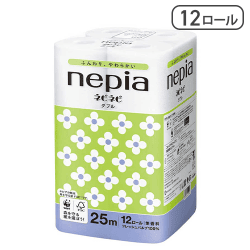 ネピア ネピネピトイレットロール12ロールダブル25ｍ