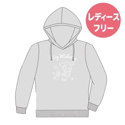 【グレー】クロミ・マイメロディ パーカー