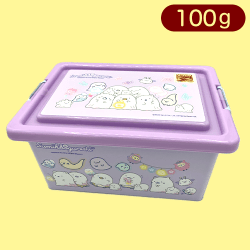 【パープル】すみっコぐらし キャラメル風味ポップコーンコンテナBOXPart2※賞味期限:2024/1/24